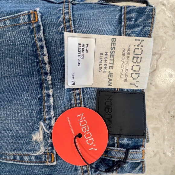 Nobody Bessette High Rise Slim Leg Jeans NEW - Picture 10 of 10